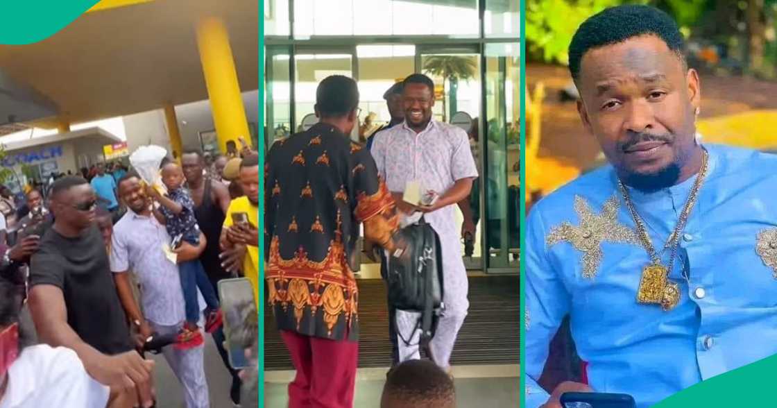 Zubby Michael arrives in Sierra Leona. Zubby Michael arrives in Sierra Leona.