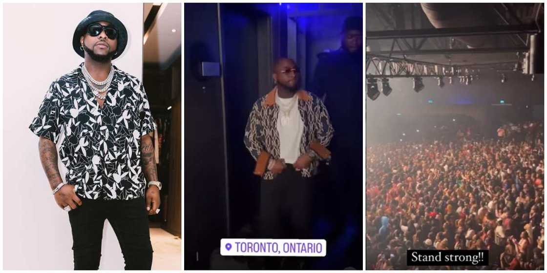 Davido performs on day 2 of tour. Davido performs on day 2 of tour.