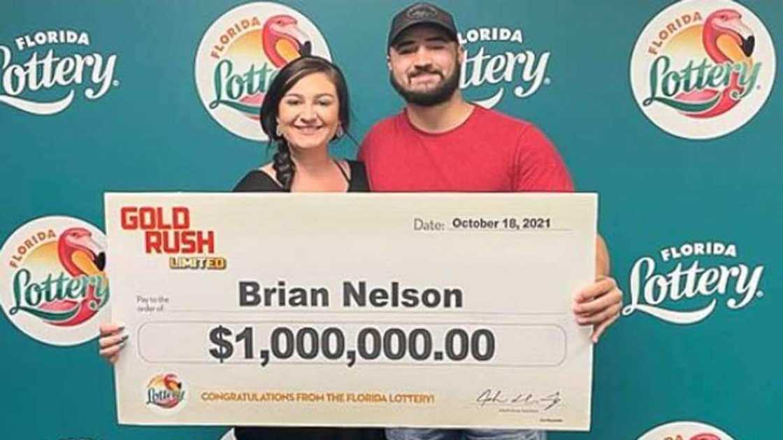 The man won KSh 100 million. The man won KSh 100 million.