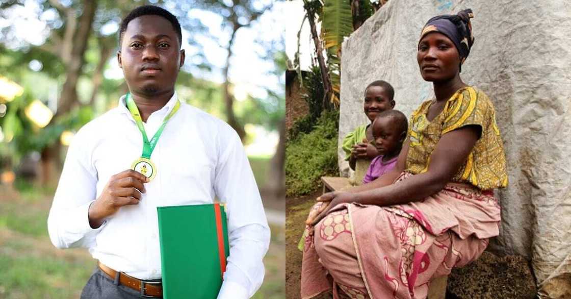 Justin Edie Ebulley: Boy who grew up in a broken home graduates from KNUST with first class Justin Edie Ebulley: Boy who grew up in a broken home graduates from KNUST with first class