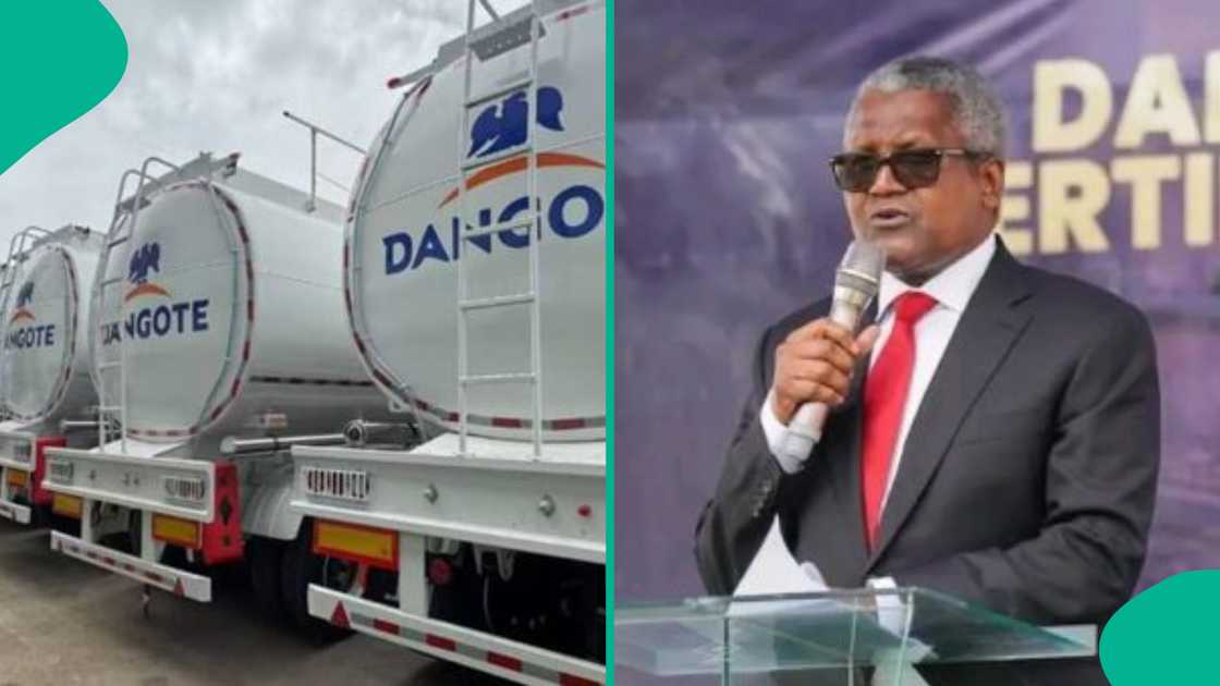 Motocin dakon mai da Alhaji Aliko Dangote