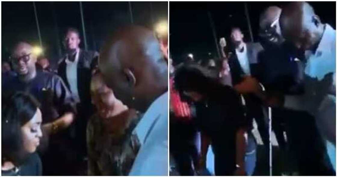 Regina Daniels, her mother and alleged billionaire husband Ned Nwoko seen dancing together at event (video)