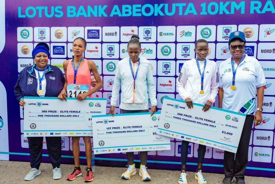 Lotus Bank Abeokuta 10km Race ends with pomp and pageantry