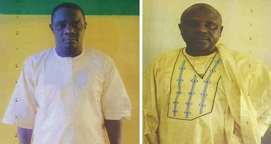 Mutanen da DSS ta kama a Kano Mutanen da DSS ta kama a Kano