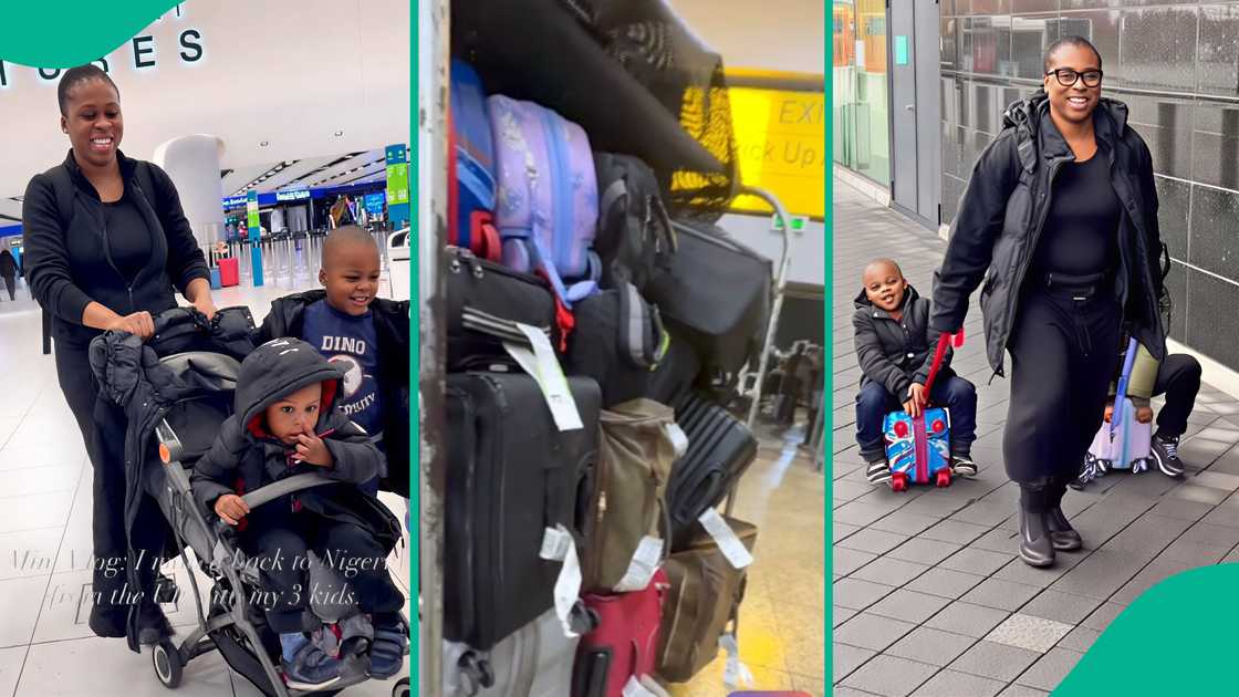 Woman shares video as she leaves UK with her 3 children and relocates to Nigeria after 16 years abroad Woman shares video as she leaves UK with her 3 children and relocates to Nigeria after 16 years abroad