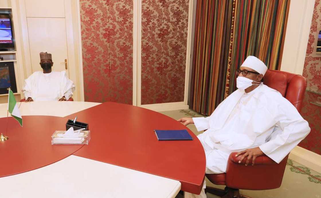 Matawalle da shugaba Buhari Matawalle da shugaba Buhari