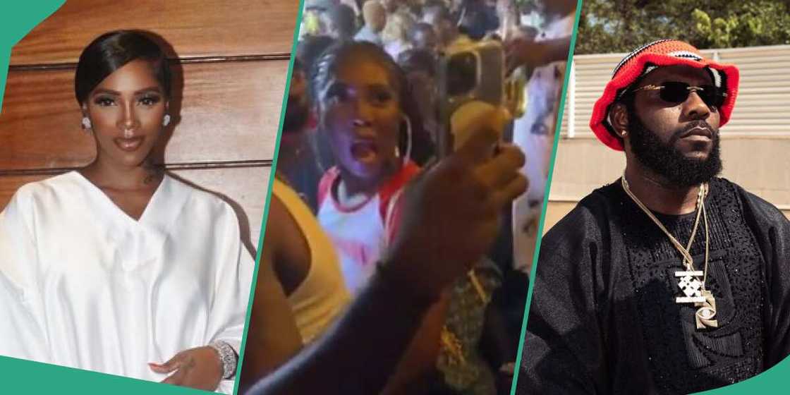 Tiwa Savage sees Odumodublvck smoking Tiwa Savage sees Odumodublvck smoking