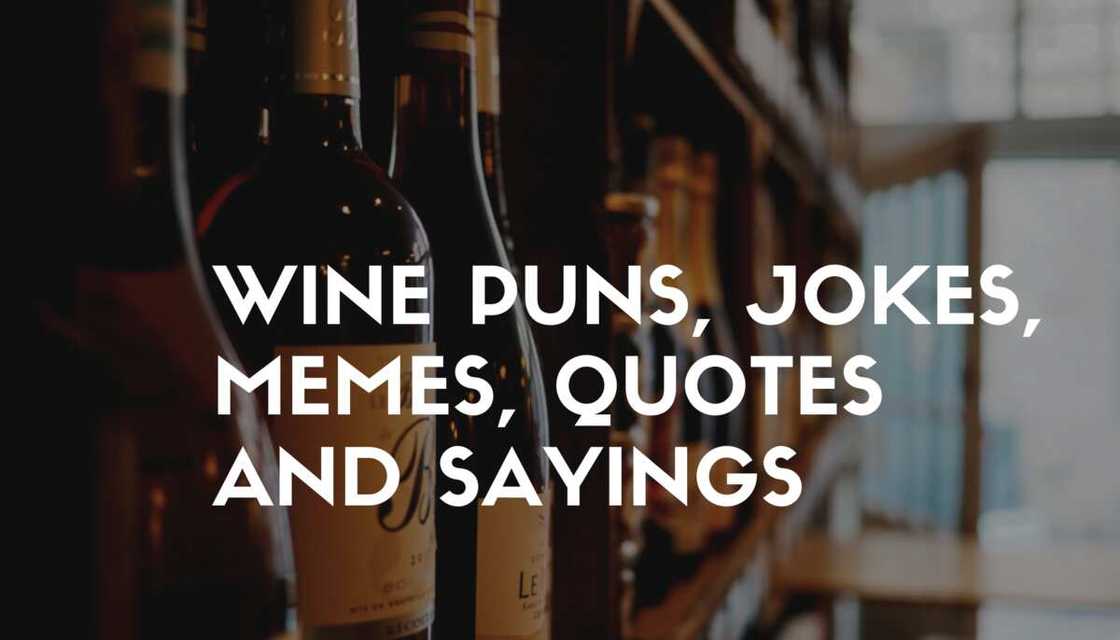 Wine jokes Wine jokes