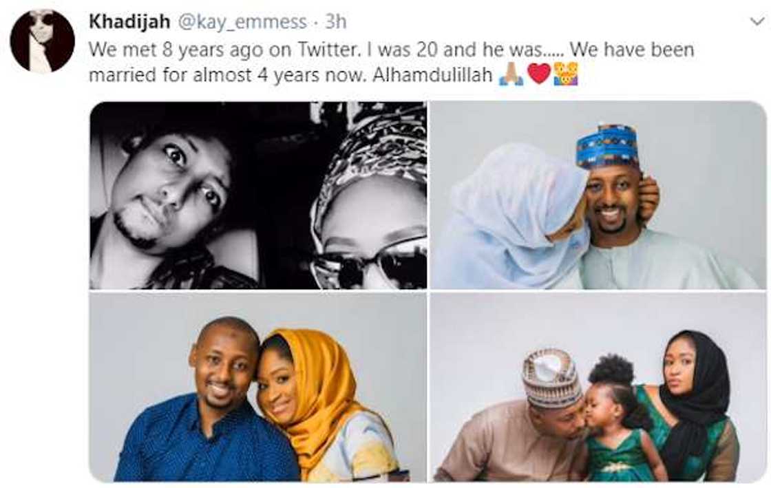 Hotuna: Wasu ma'aurata Hausawa da suka yi auren soshiyal midiya sun bayyana labarin soyayyar su mai ban mamaki Hotuna: Wasu ma'aurata Hausawa da suka yi auren soshiyal midiya sun bayyana labarin soyayyar su mai ban mamaki