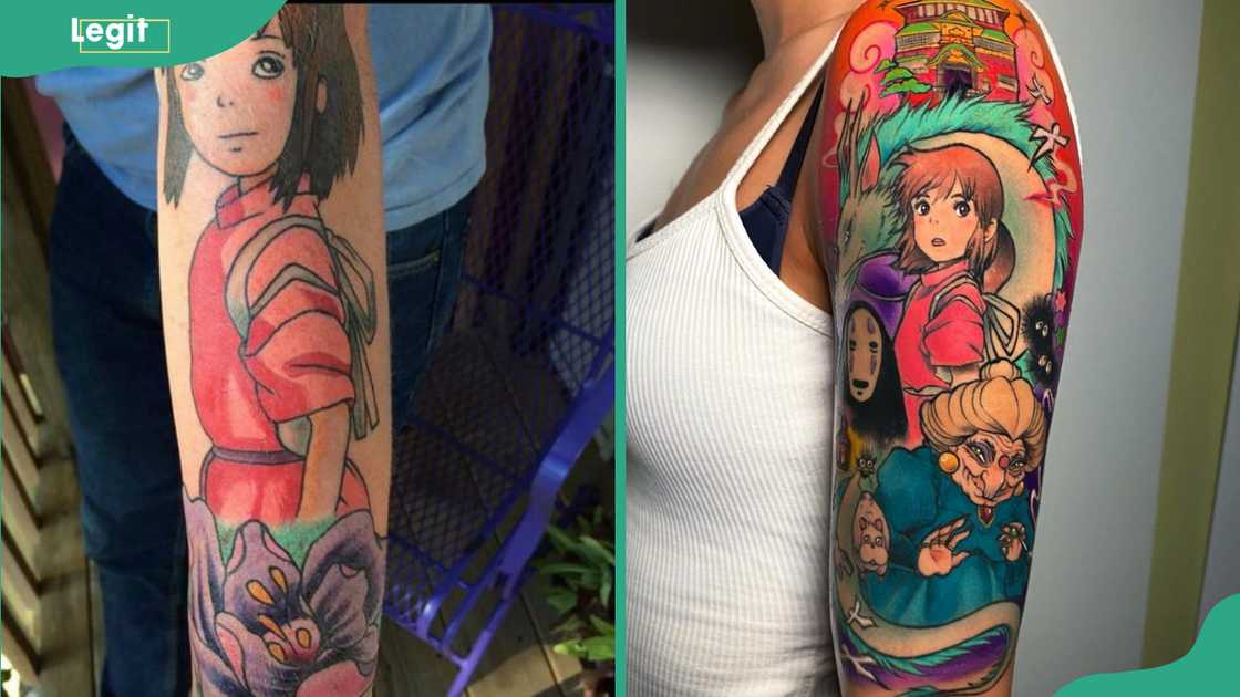 Chihiro spirited away tattoo