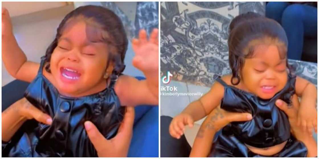 Lace frontal on baby. Lace frontal on baby.