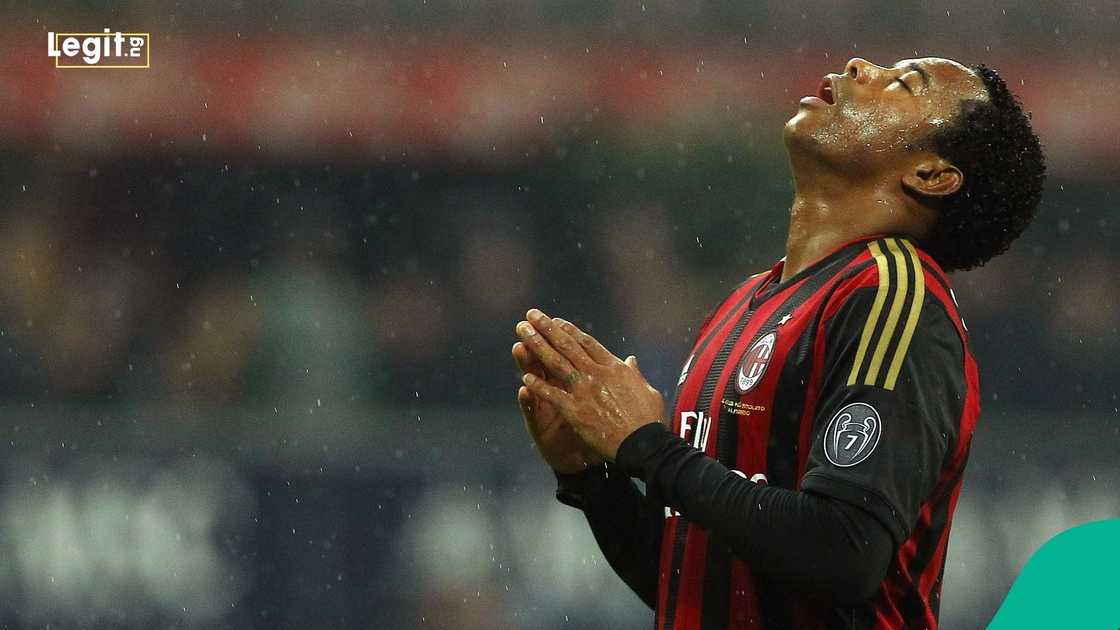 Robinho, Brazil, AC Milan, San Siro, Italy, Serie A, Football. Robinho, Brazil, AC Milan, San Siro, Italy, Serie A, Football.