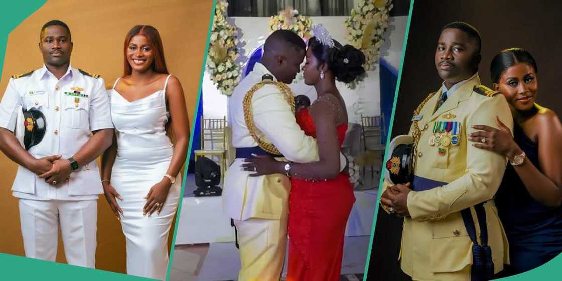 Chisom Steve wedding to her military husband