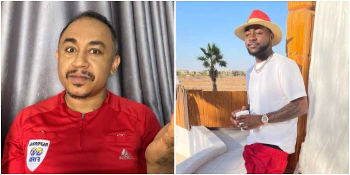 Daddy Freeze and Davido Daddy Freeze and Davido