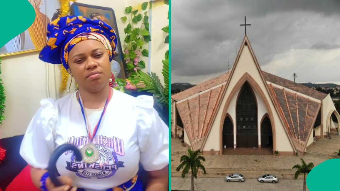 A Nigerian lady has pleaded with church leaders to not stress their members financially