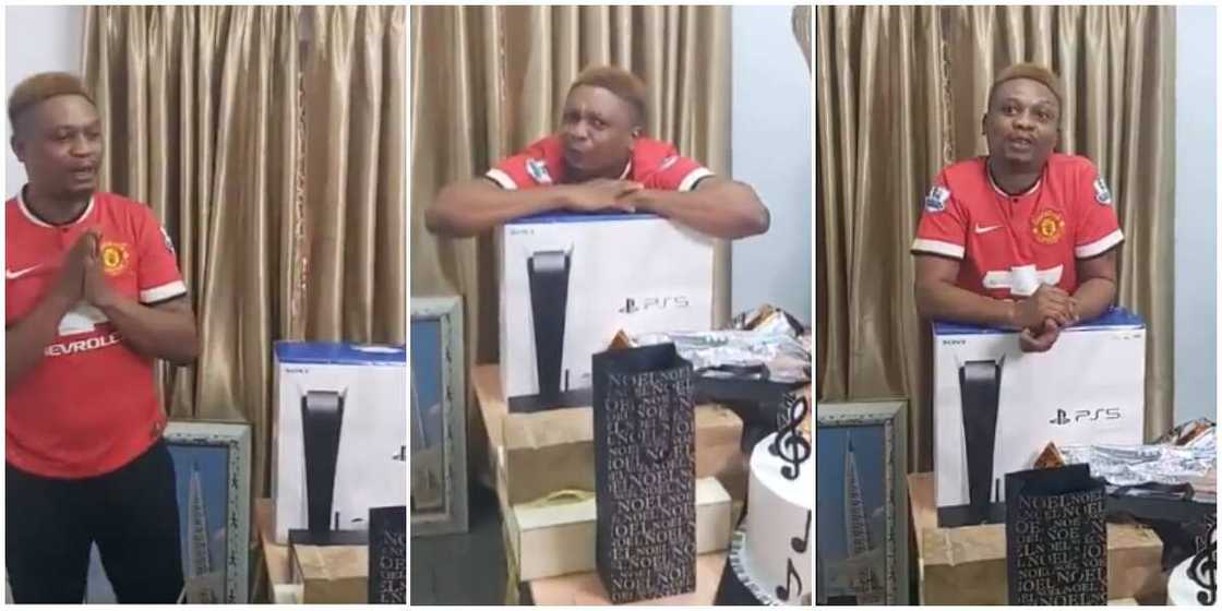 Rapper Reminisce clocks 40, friends surprise him with Ps5, other expensive gifts