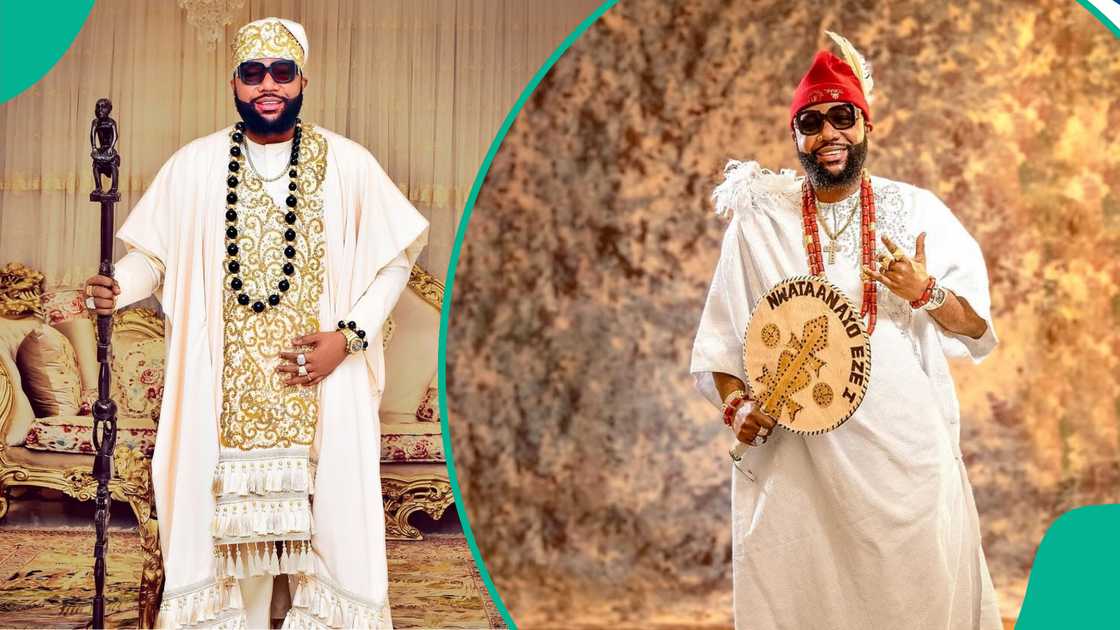 E-money attends Alexx Ekubo's funeral in Abia state