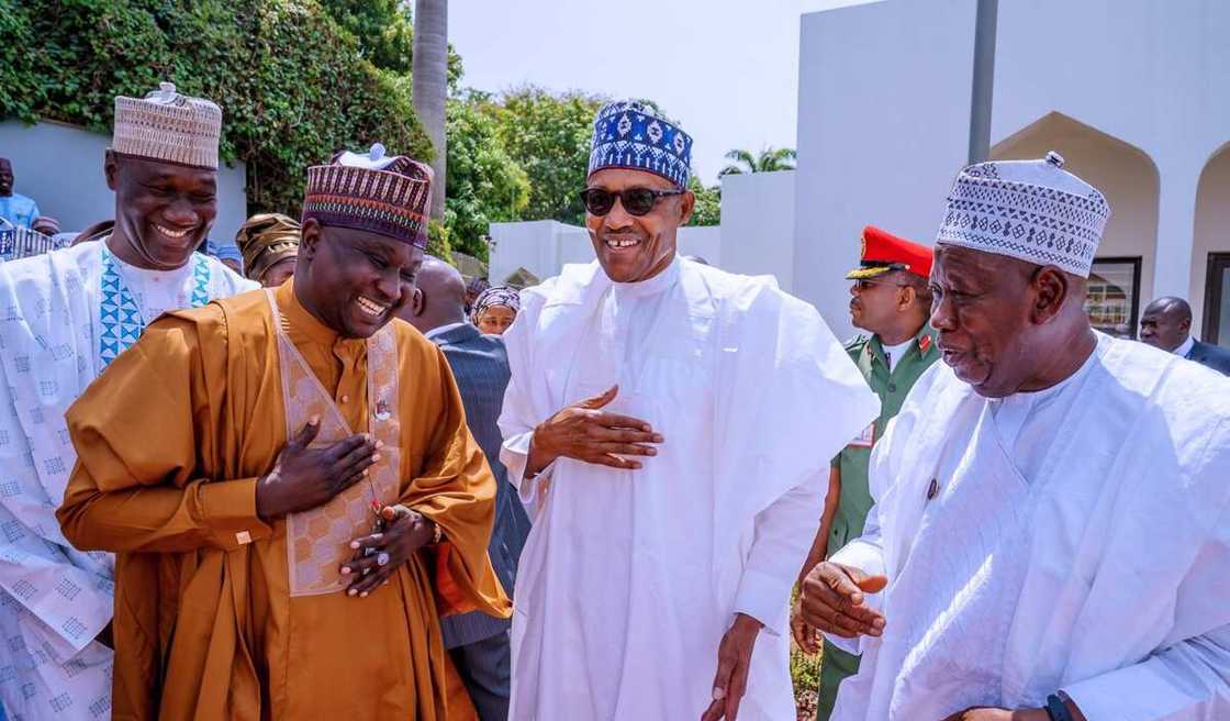 President Muhammadu Buhari, Kano State governor, Abdullahi Umar Ganduje, naira redesign policy, CBN President Muhammadu Buhari, Kano State governor, Abdullahi Umar Ganduje, naira redesign policy, CBN