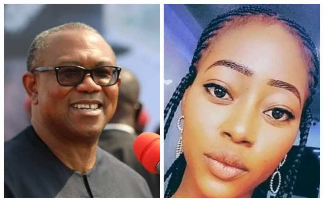 Peter Obi da wata budurwa