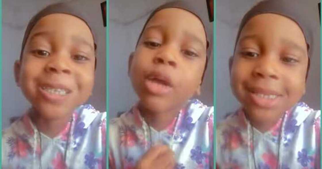 Little boy advertises mum's business impressively Little boy advertises mum's business impressively