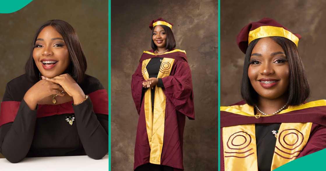 Jemimah Olufemi, a graduate of the University of Lagos (UNILAG), made headlines after her CGPA showed she had 4.49 and almost made a first class. Jemimah Olufemi, a graduate of the University of Lagos (UNILAG), made headlines after her CGPA showed she had 4.49 and almost made a first class.