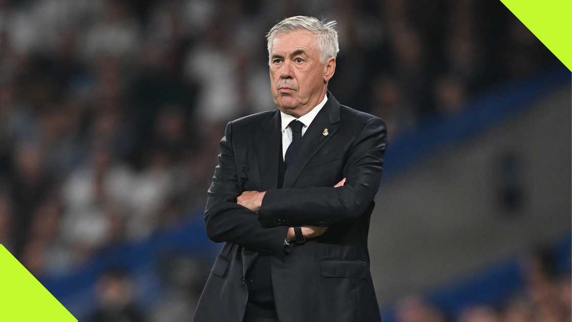 Carlo Ancelotti helplessly watched arsenic  his Real Madrid broadside  mislaid  to AC Milan astatine  the Santiago Bernabeu.