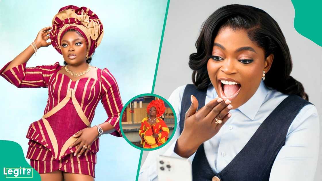 Funke Akindele shares behind-the-scenes footage from the railway shoot for her upcoming movie THE FOUR