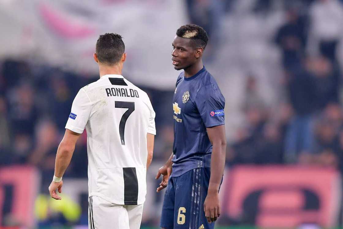 Cristiano Ronaldo and Pogba. Cristiano Ronaldo and Pogba.