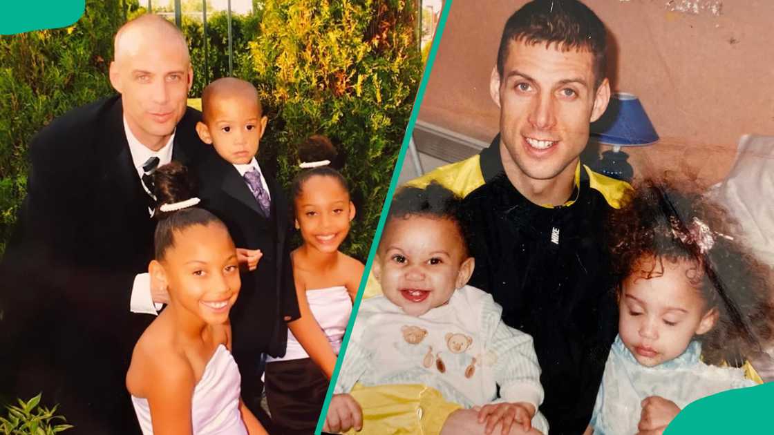 The late Grant Gondrezick Sr. with his children The late Grant Gondrezick Sr. with his children