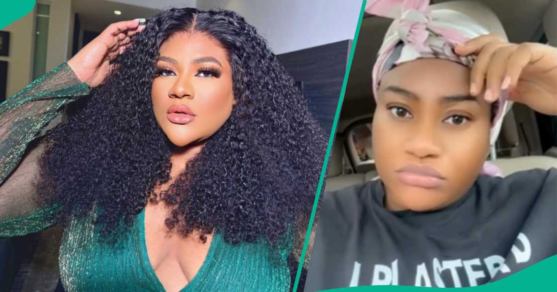 Nkechi Blessing cries out after experience at the market. Nkechi Blessing cries out after experience at the market.