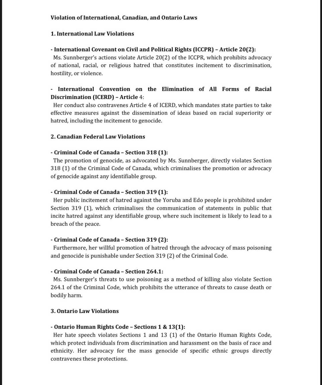 House of reps position on Amaka Patience Sunnberger House of reps position on Amaka Patience Sunnberger