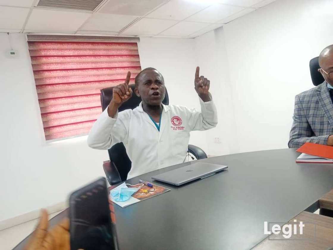 Prof. Kamar Adeleke, FG and open heart surgery Prof. Kamar Adeleke, FG and open heart surgery
