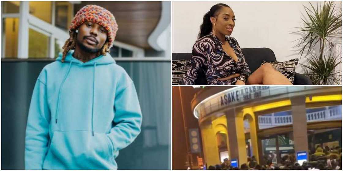 Lady injured at Asake's show Lady injured at Asake's show