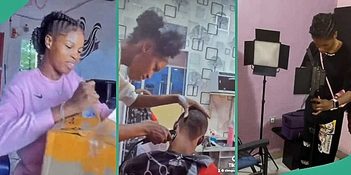 Nigerian lady shows off her several skills Nigerian lady shows off her several skills