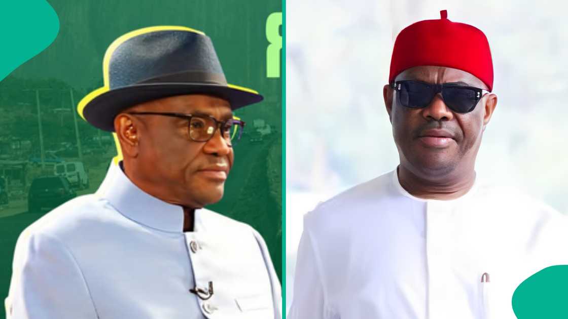 Wike trends online after confrontation with military officer. Naval officer, Nyesom Wike, FCT minister.