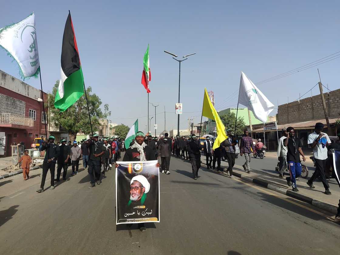 'Yan shi'a a lokacin zanga-zanga a Kano