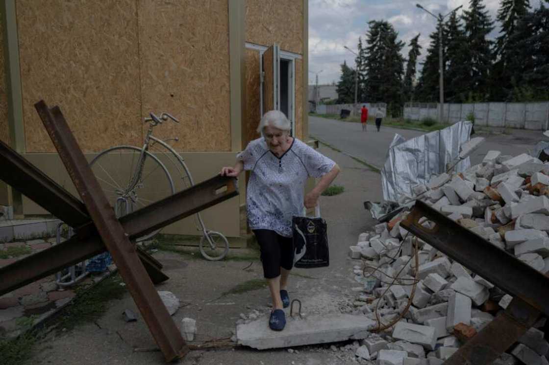 Russian bombardments have targeted several towns and villages on the eastern front line Russian bombardments have targeted several towns and villages on the eastern front line