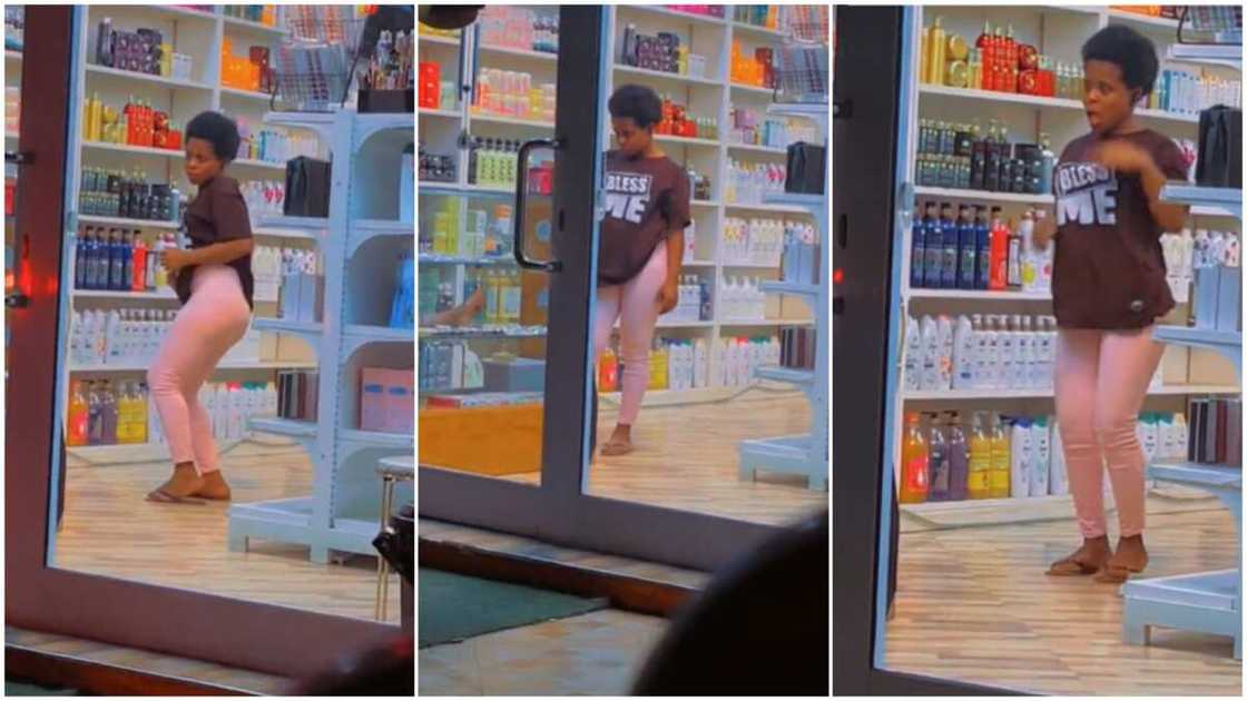 Lady in a shop/Dancing as entertainment. Lady in a shop/Dancing as entertainment.