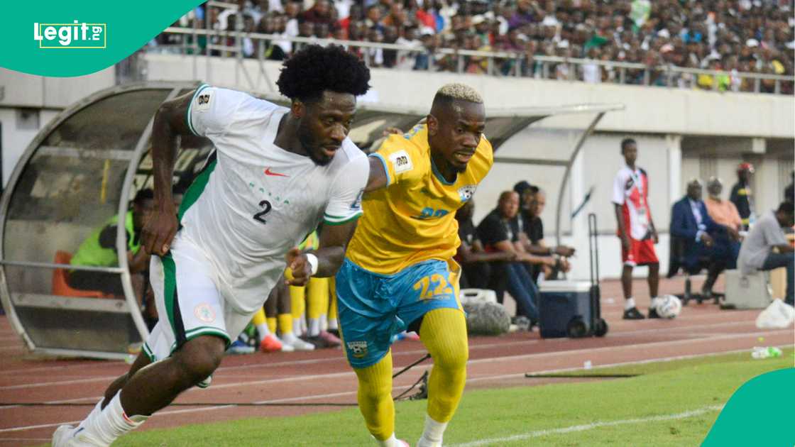 Ola Aina, Jojea Kwizera, Super Eagles, Rwanda, Godswill Akpabio International Stadium, Uyo. Ola Aina, Jojea Kwizera, Super Eagles, Rwanda, Godswill Akpabio International Stadium, Uyo.