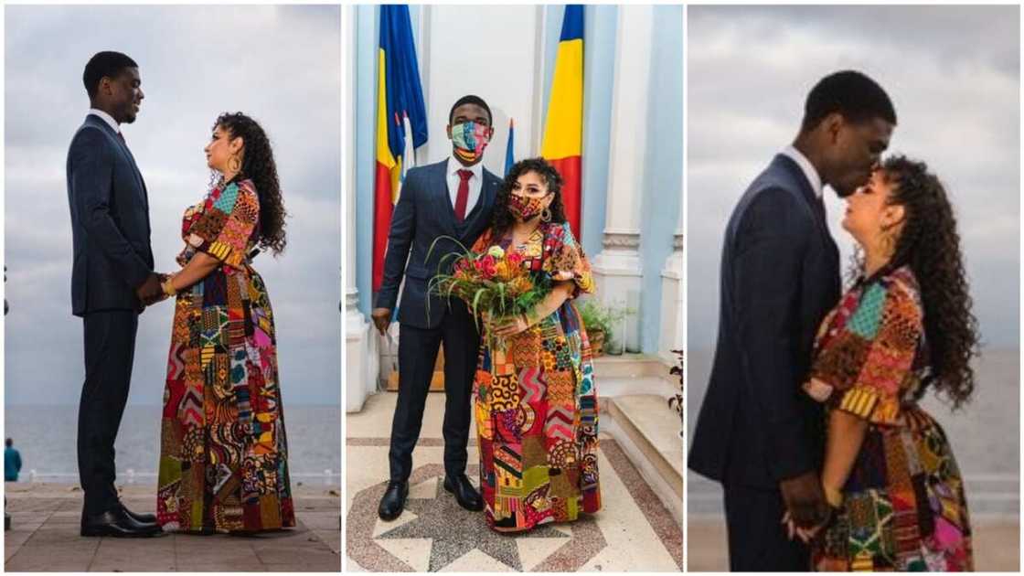 The man held his new wife in a very lovely manner.
Photo source: Tare Brisibe The man held his new wife in a very lovely manner.
Photo source: Tare Brisibe