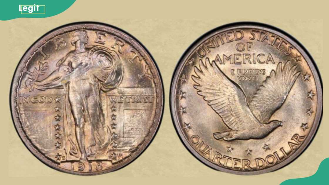 1918/7-S overdate full head standing liberty quarter 1918/7-S overdate full head standing liberty quarter