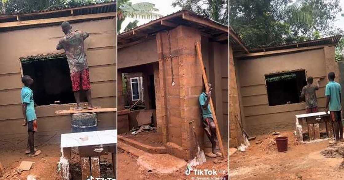 Nigerian man shows off his portable house Nigerian man shows off his portable house