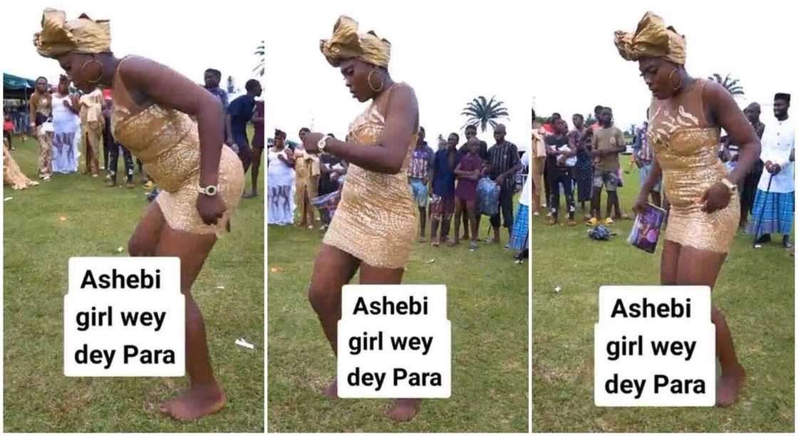 Photos of a tall lady in short gown dancing at a wedding. Photos of a tall lady in short gown dancing at a wedding.