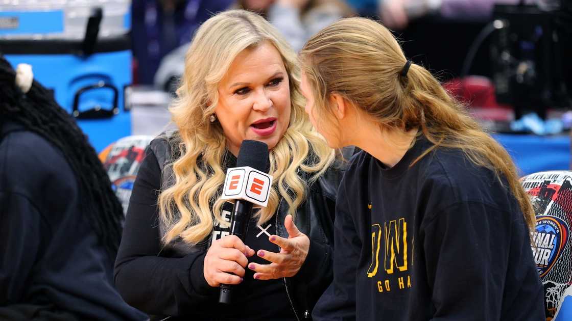 TV personality Holly Rowe speaks in an interview. TV personality Holly Rowe speaks in an interview.