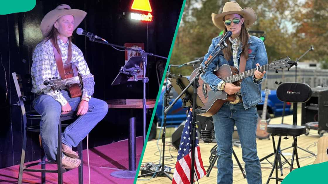 Kristen Tuff Scott performing with her guitar Kristen Tuff Scott performing with her guitar