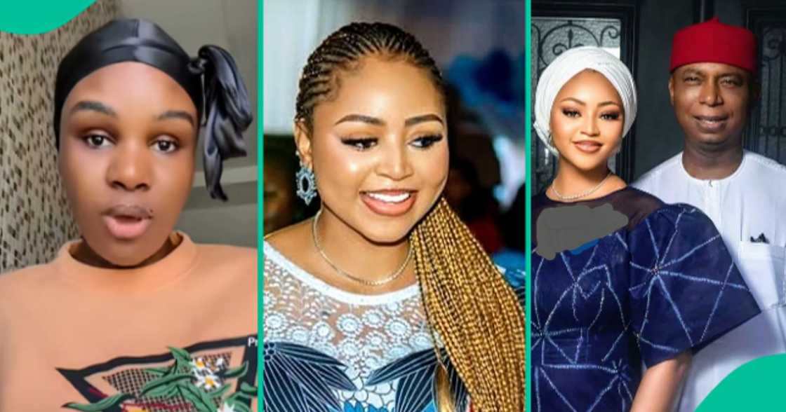 Lady reacts to the trending drama between Regina Daniels and her husband Ned Nwoko. Lady reacts to the trending drama between Regina Daniels and her husband Ned Nwoko.