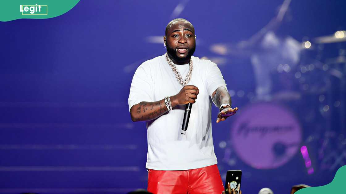 Nigerian musician Davido performs onstage