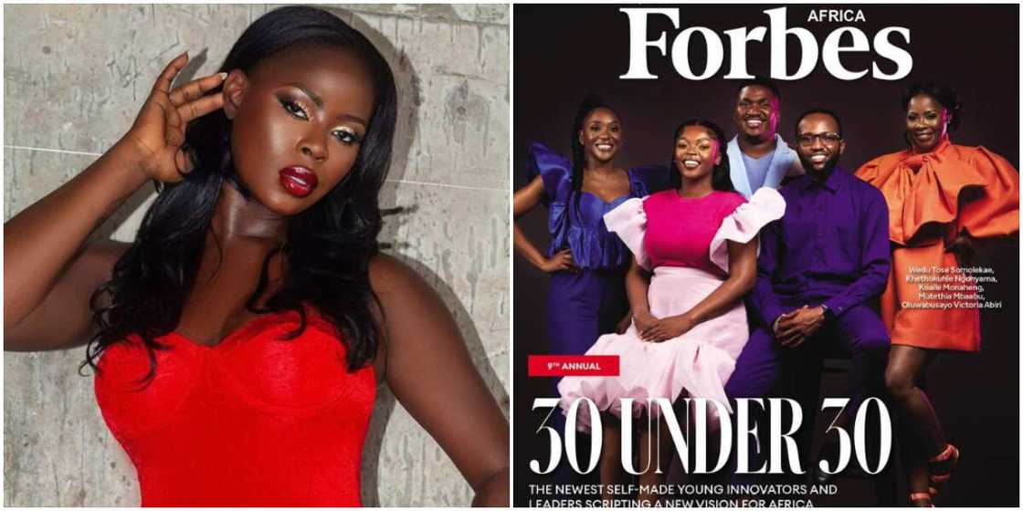 BBNaija Khloe, Forbes 30 Under 30