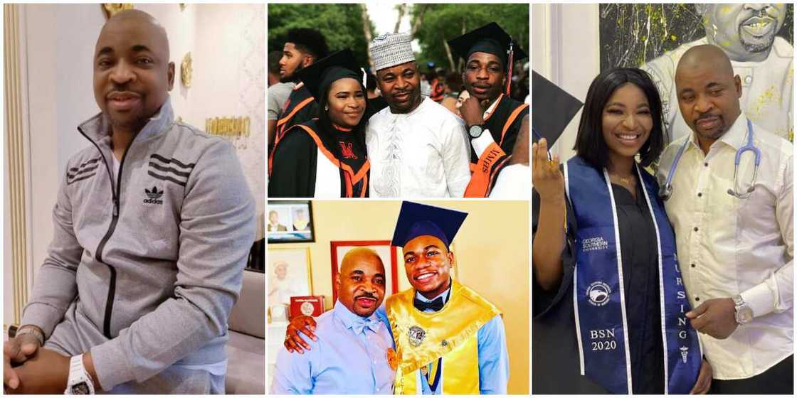 Proud father: 4 Times MC Oluomo Has Celebrated His Children's Achievement on Social Media