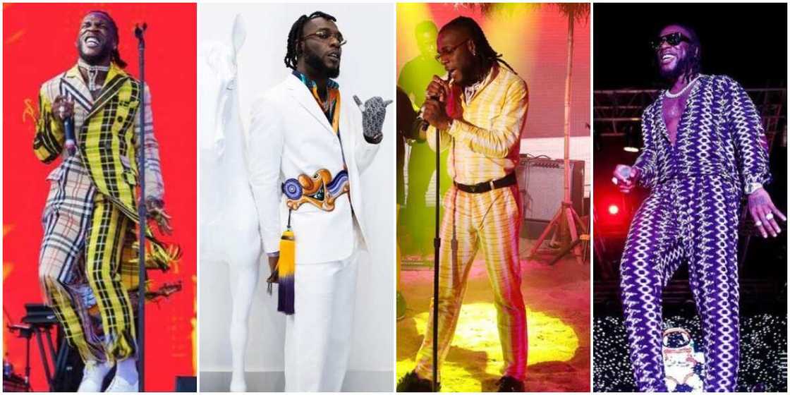 10 times Grammy Award winner Burna Boy gave fans fashion goals with his unique style 10 times Grammy Award winner Burna Boy gave fans fashion goals with his unique style